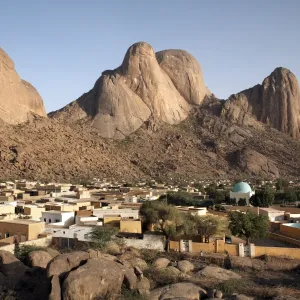 The Taka Mountains and the town of Kassala