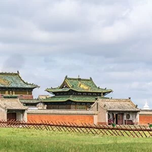 Temples in Erdene Zuu Monastery, Harhorin, South Hangay province, Mongolia, Central Asia