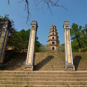 Thien Mu Pagoda, UNESCO World Heritage Site, Hue Vietnam, Indochina, Southeast Asia, Asia