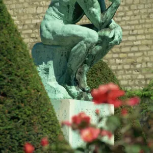 The Thinker by Rodin, Musee Rodin, Paris, France, Europe