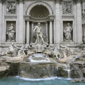 Trevi Fountain Print Trevi Fountain Print
