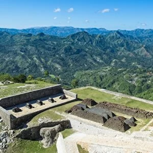 View over the beautiful mountains around the Citadelle Laferriere, UNESCO World Heritage Site