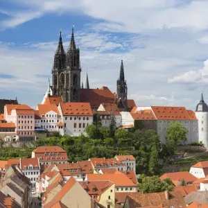 Meissen Cathedral and Albrechtsburg Print Meissen Cathedral and Albrechtsburg Print