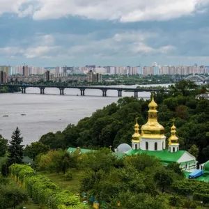 Heritage Sites Photographic Print Collection: Kiev: Saint-Sophia Cathedral and Related Monastic Buildings, Kiev-Pechersk Lavra