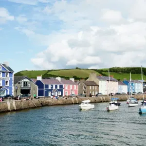 Aberaeron Harbour Print, Wales, UK
