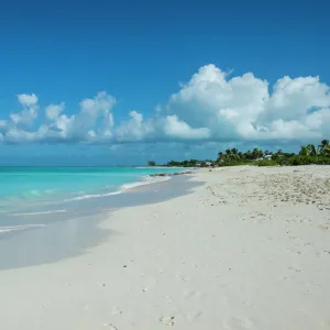 World famous white sand on Grace Bay beach, Providenciales, Turks and Caicos, Caribbean