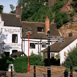 Ye Olde Trip to Jerusalem, the oldest inn in England, Nottingham, Nottinghamshire