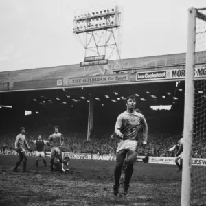 Arsenals George Armstrong scores a brilliant lob against Manchester City