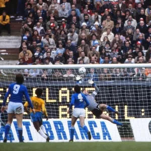 Brazils Nelinho scores a magnificent goal past Italys Dino Zoff at the 1978 World Cup