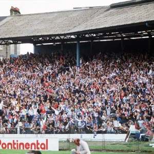 Chelsea fans in the Shed End in 1976