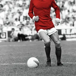 Denis Law - Manchester United (colour popped)