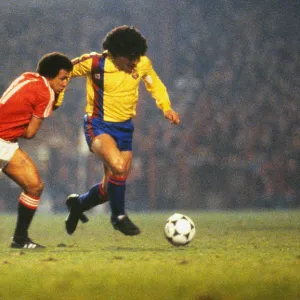 Diego Maradona and Remi Moses - 1983 / 4 European Cup Winners Cup