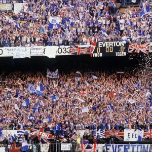 Everton fans - 1985 Cup Winners Cup Final