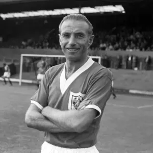 Blackpool's Stanley Matthews 1957 Football Print