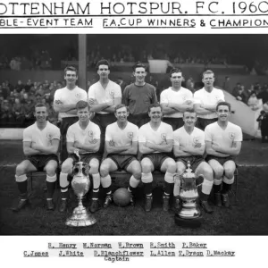 Tottenham Hotspur Double Winning Team Print 1961