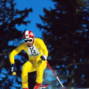 Franz Klammer at the 1976 Innsbruck Winter Olympics