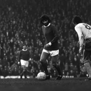 George Best of Man Utd versus Arsenal 1970