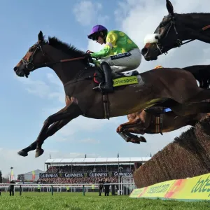 Ruby Walsh on Kauto Star Print - 2011 Cheltenham Gold Cup Ruby Walsh on Kauto Star Print - 2011 Cheltenham Gold Cup