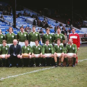 The Ireland team that defeated Scotland in the 1985 Five Nations