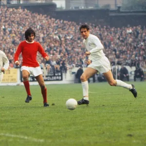 Leeds United take on Manchester United in 1969