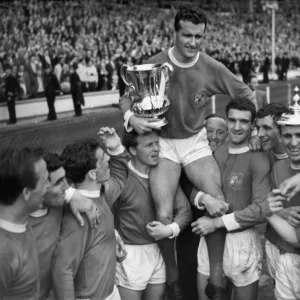 English football Poster Print Collection: 1963 FA Cup Final - Manchester United 3 Leicester City 1