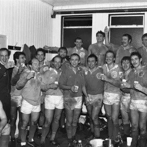 The Midlands team celebrate their win over the All Blacks in 1983