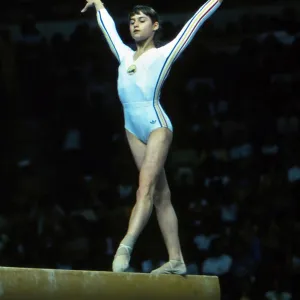 Nadia Comaneci at the 1976 Montreal Olympics