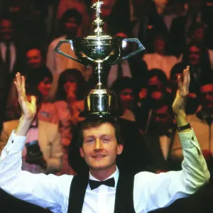 Steve Davis 1987 Snooker World Champion Print Steve Davis 1987 Snooker World Champion Print