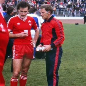 Teddy Scott and Willie Miller - 1982 Scottish Cup Final