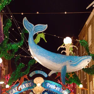 Carnaby Street Christmas lights switched on, Carnaby Street, London