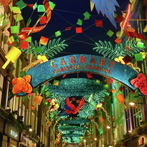 Christmas Lights in Carnaby Street, London