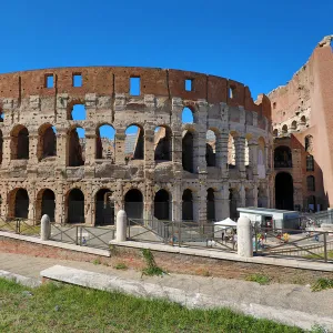 The Colosseum amphitheatre, Rome, Italy