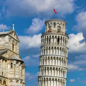 Pisa Cathedral and the Leaning Tower of Pisa, Pisa, Italy