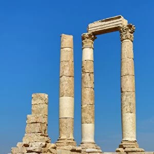 The Temple of Hercules in the Amman Citadel, Jabal Al-Qala, Amman, Jordan