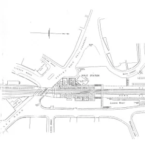 Cheshire Lines Committee - Hale Station General Layout [N. D. ]