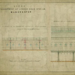 Enlargement of London Road Station Manchester. London & North Western Railway