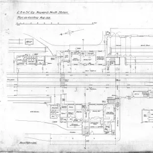 LB & SCR Haywards Heath Station as existing [1918]