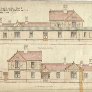 LBSC New Station at Hassocks Gate - Offices Waiting Rooms and Residence for Station