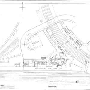 LNER Bishop Auckland Station Ground Plan [1934]