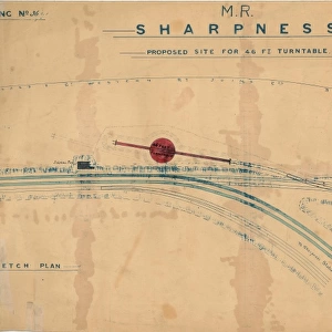 M. R Sharpness Proposed Site for Turntable [1897]