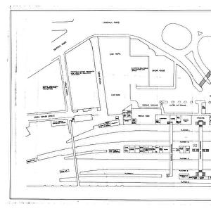 Sheffield Midland Station - Existing Layout [N. D. ]