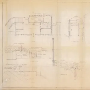 Smethwick Rolfe Street Station - Remodelling of Book Office and Alteration to Stairway [c1967]