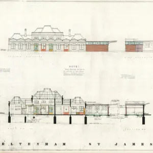 St. James Cheltenham - Amendments to Waiting Room, Parcels Office etc [29 / 05 / 1951]