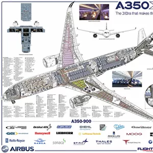 Popular Themes Collection: Airbus Cutaway