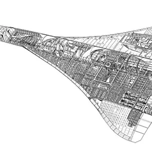 BAe Concorde Cutaway Drawing