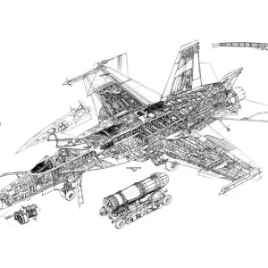 Aeroplanes Jigsaw Puzzle Collection: Boeing Super Hornet