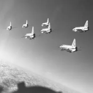 English Electric Lightnings in formation