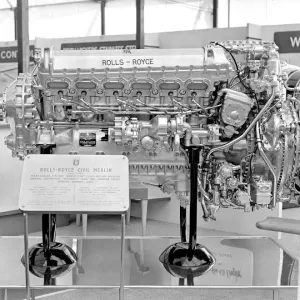 Rolls Royce Merlin Engine Print (Flight) Rolls Royce Merlin Engine Print (Flight)