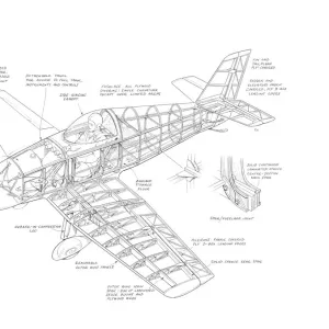 Mitchell Prizeman Cutaway Drawing