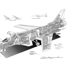 Cutaways Pillow Collection: Experimental Aircraft Cutaways